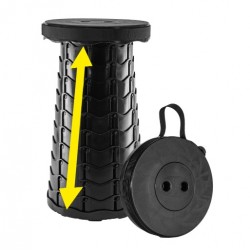 Scaun telescopic SMARTY, negru